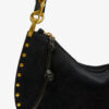 Sac à main Oskan Hobo Soft Zip en cuir de veau suédé tressé