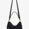Sac à main Oskan Hobo Soft Zip en cuir de veau suédé tressé