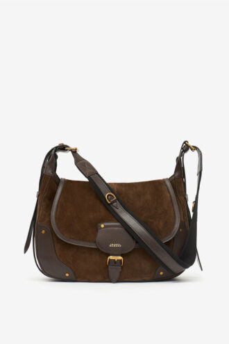 Sac messager en cuir suédé Sierra