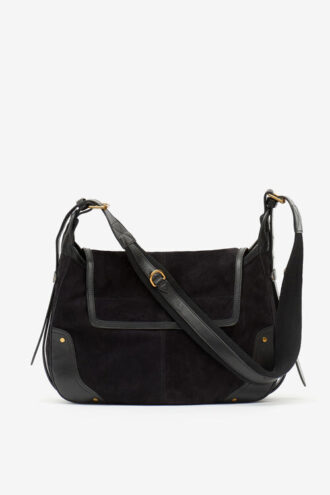 Sac messager en cuir suédé Sierra
