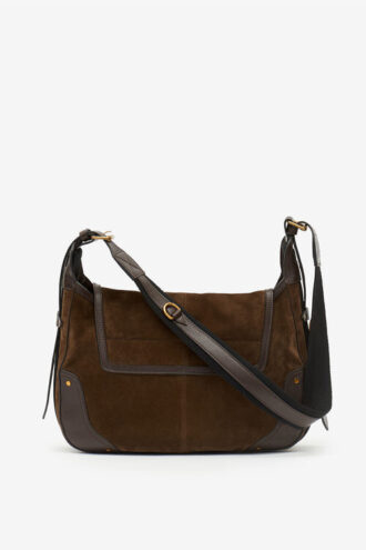 Sac messager en cuir suédé Sierra
