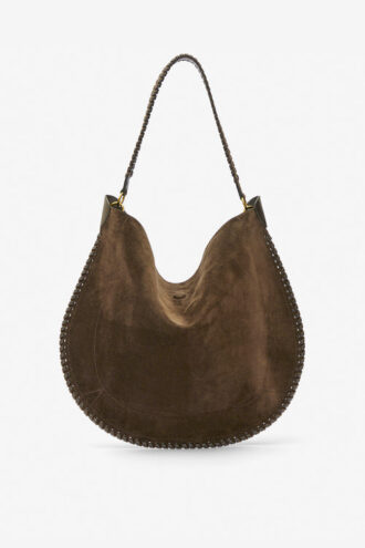 Sac Oskan Hobo en cuir de veau suédé souple