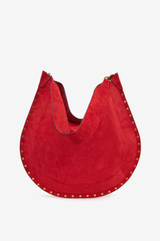 Sac Oskan Hobo en cuir de veau suédé souple