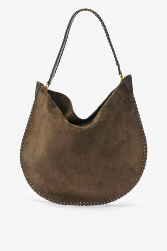 Sac Oskan Hobo en cuir de veau suédé souple