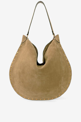 Sac Oskan Hobo en cuir de veau suédé souple