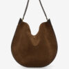 Sac Oskan Hobo Soft en cuir de veau suédé tressé Sac Oskan Hobo Soft en cuir de veau suédé tressé