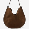 Sac Oskan Hobo Soft en cuir de veau suédé tressé Sac Oskan Hobo Soft en cuir de veau suédé tressé