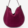 Sac Oskan Hobo Soft en cuir de veau suédé tressé Sac Oskan Hobo Soft en cuir de veau suédé tressé