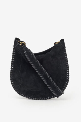 Sac Oskan Soft en cuir de veau suédé tressé