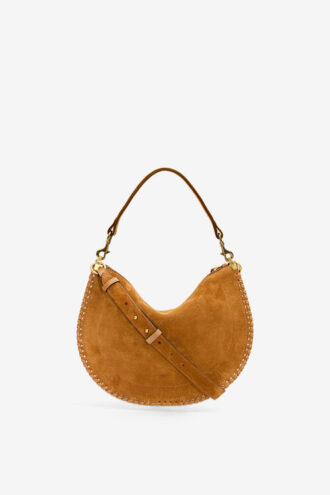 Sac Oskan Soft Zip en cuir de veau suédé tressé