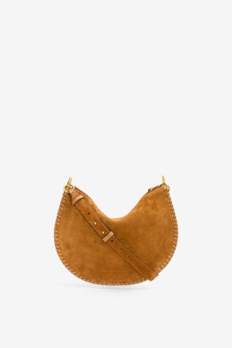 Sac Oskan Soft Zip en cuir de veau suédé tressé