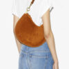 Sac Oskan Soft Zip en cuir de veau suédé tressé Sac Oskan Soft Zip en cuir de veau suédé tressé
