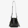 Sac seau en cuir de vachette lisse Silao Sac seau en cuir de vachette lisse Silao