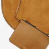 Sac souple Oskan Hobo en cuir de veau suédé tressé