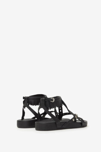 Sandales en cuir pleine fleur Silya