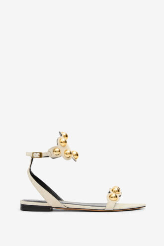 Sandales en cuir suédé ornées de bijoux Aselda