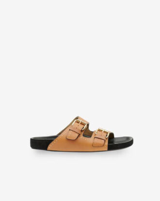Sandales ouvertes en cuir Lennyo