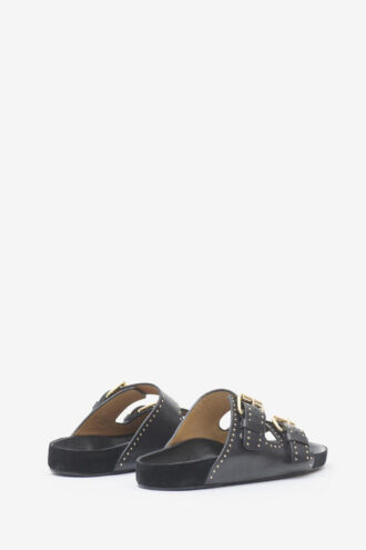 Sandales ouvertes en cuir Lennyo