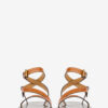 Sandales plates cloutées en cuir Jopee Sandales plates cloutées en cuir Jopee