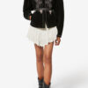 Short brodé en soie et coton Zoelia Short brodé en soie et coton Zoelia