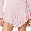 Short brodé en soie et coton Zoelia Short brodé en soie et coton Zoelia