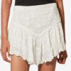Short brodé en soie et coton Zoelia Short brodé en soie et coton Zoelia