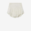 Short brodé en soie et coton Zoelia Short brodé en soie et coton Zoelia