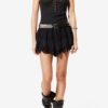 Short en coton brodé Puria