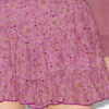 Short en coton imprimé à volants Jocadia