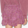 Short en coton imprimé à volants Jocadia