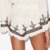 Short en gaze brodé Kriss Short en gaze brodé Kriss
