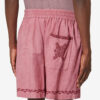 Short en gaze de coton brodé Zilan Short en gaze de coton brodé Zilan