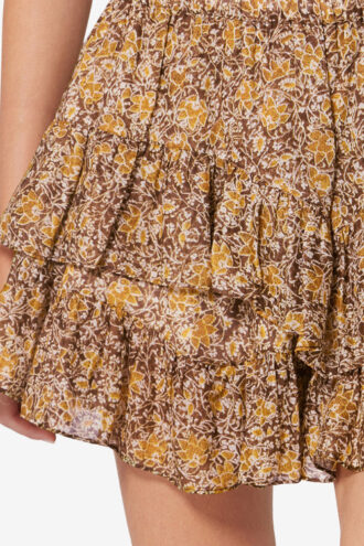 Short en voile de coton biologique imprimé Jocadia