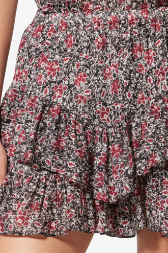 Short en voile de coton biologique imprimé Jocadia