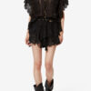 Short Jocadia en coton et dentelle florale Short Jocadia en coton et dentelle florale