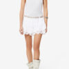 Short Puria en coton à volants et jupe-short en dentelle florale