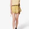 Short Puria en coton à volants et jupe-short en dentelle florale