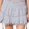 Short Puria en coton à volants et jupe-short en dentelle florale