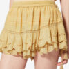 Short Puria en coton à volants et jupe-short en dentelle florale