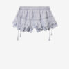 Short Puria en coton à volants et jupe-short en dentelle florale