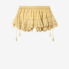 Short Puria en coton à volants et jupe-short en dentelle florale