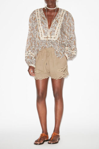 Short Safa Short en dentelle ajourée Short Safa Short en dentelle ajourée