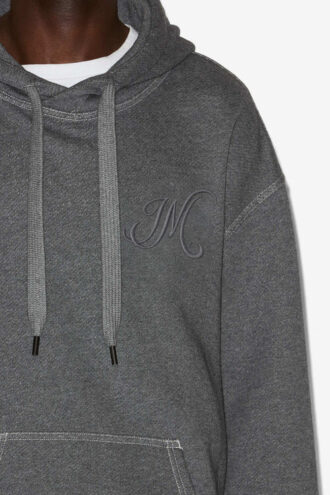 Sweat à capuche en coton mat