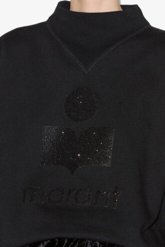 Sweat-shirt à col montant Moby avec logo