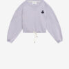 Sweat-shirt court en coton avec logo Margo Sweat-shirt court en coton avec logo Margo