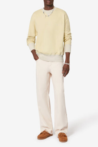 Sweat-shirt en coton brodé Miker