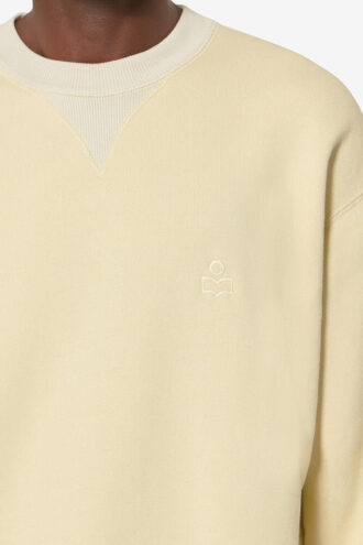 Sweat-shirt en coton brodé Miker
