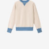 Sweat-shirt en coton brodé Miker