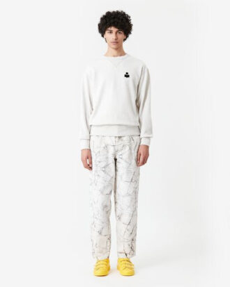 Sweat-shirt en coton à manches longues
