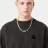 Sweat-shirt en coton à manches longues Sweat-shirt en coton à manches longues